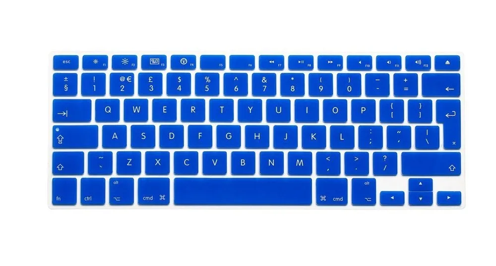 Для Apple Macbook Air Pro retina 1" 15" 1" Европейская клавиатура 2013 EU/британский английский силиконовый чехол для клавиатуры