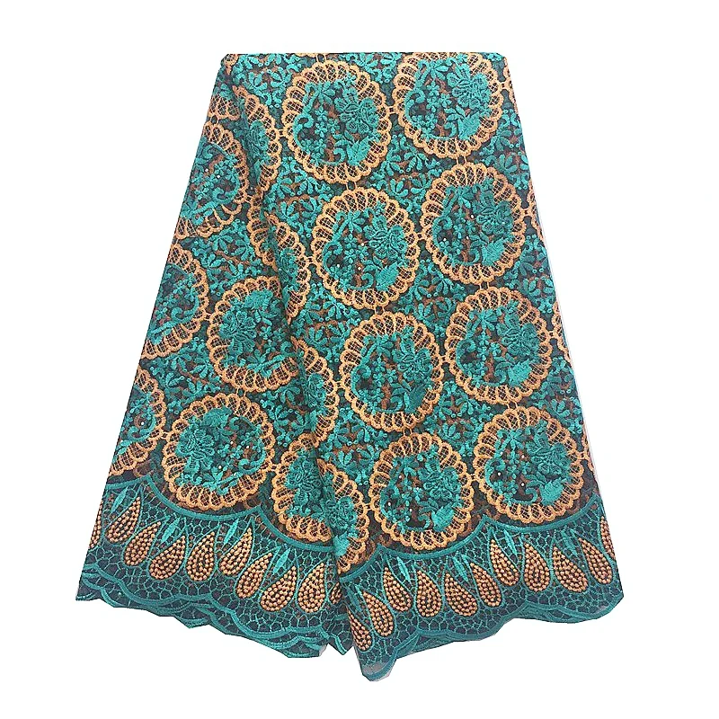 Свадебная нигерийская кружевная ткань 2018 высокого качества африканская розовая