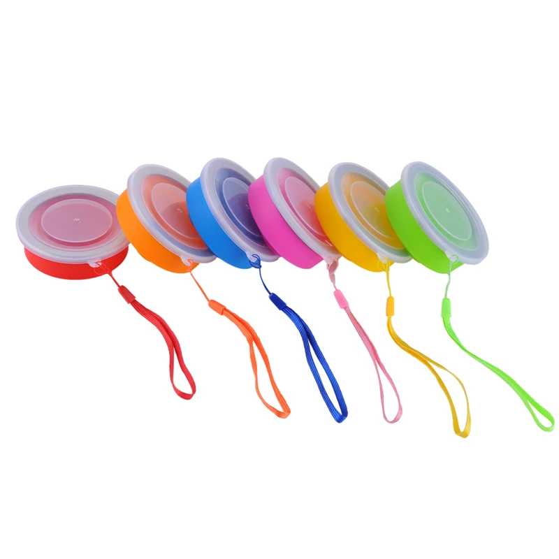 Выдвижные бутылки Vogue для путешествий на открытом воздухе силиконовые складные