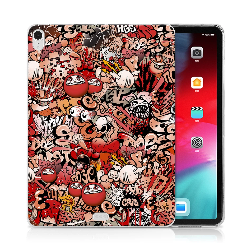 IP04 MTT Мягкий силиконовый чехол ТПУ для iPad Pro 12,9 дюйма тонкий прозрачный чехол-накладка планшет для надписей чехол A1895 A1983 A1876 A2014 - Цвет: IP04