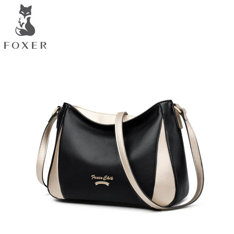 

FOXER 2020 new brand women Genuine leather bag fashion luxury Genuine leather women handbags crossbody women bags