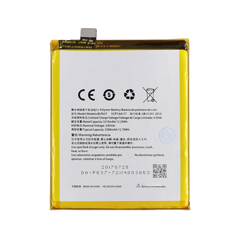 DyGod 3210mAh BLP637 батарея для OnePlus 5 One Plus мобильный телефон Bateria батареи + Инструменты |