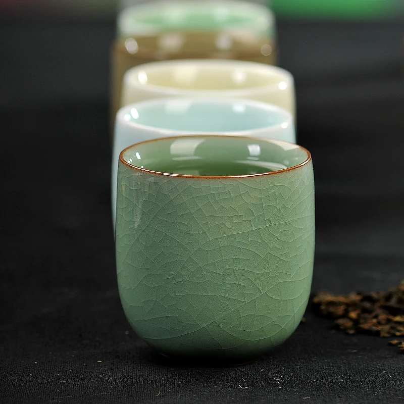 2 шт./лот 160 мл Японские чайные чашки Longquan Celadon для напитков/Винтажные кофе