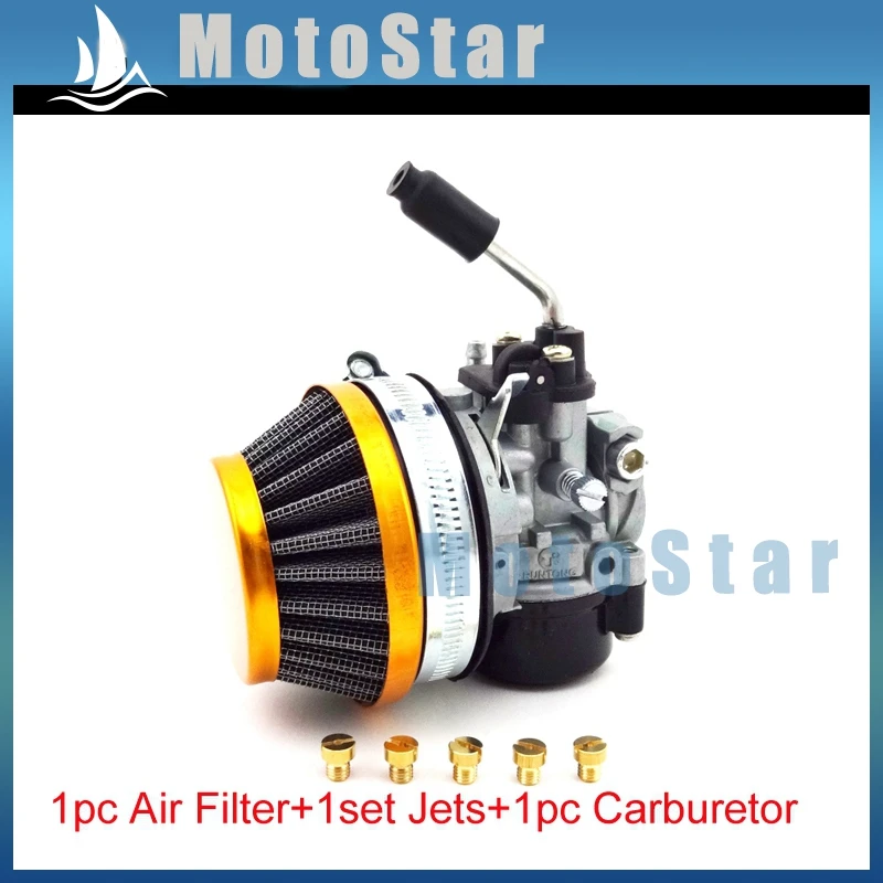 Карбюратор для гоночного карбюратора золотистый воздушный фильтр 49 куб. См 50 60 66