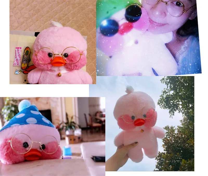 30 см Lalafanfan Kawaii кафе Мими желтая утка плюшевая игрушка милая мягкая кукла мягкие животные куклы детские игрушки подарок на день рождения для детей