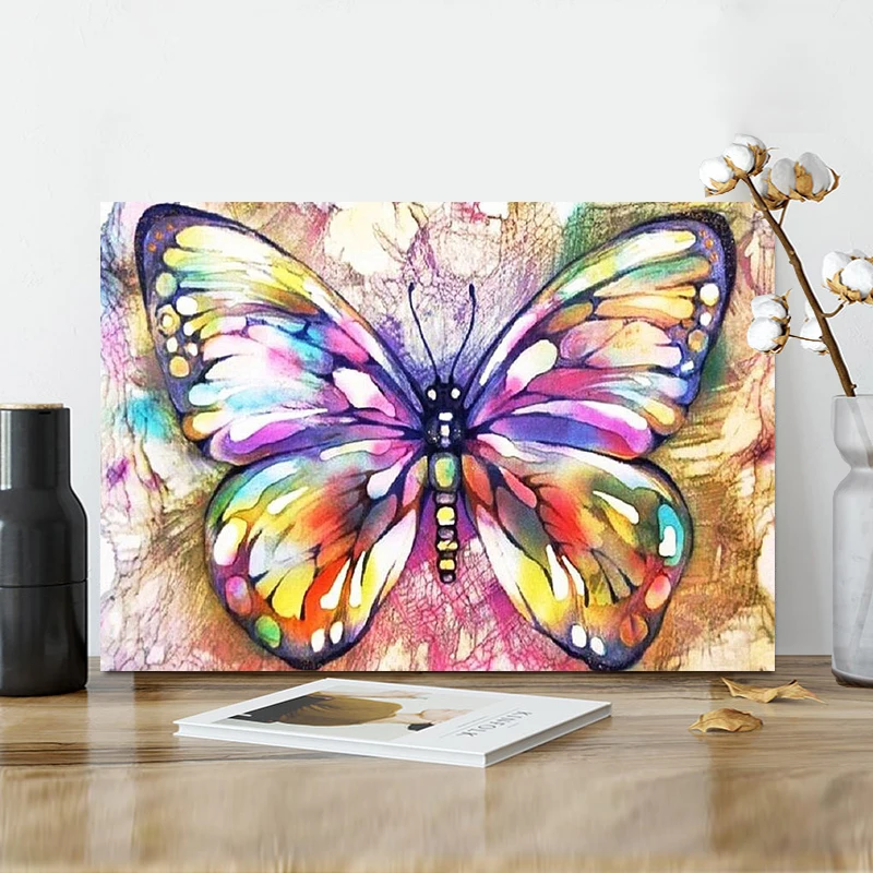 Nabi Diamond Painting Butterfly Diy Embroidery Mosaic Picture Rhinestone Handmade Kits Animal Pattern Home Decor | Дом и сад