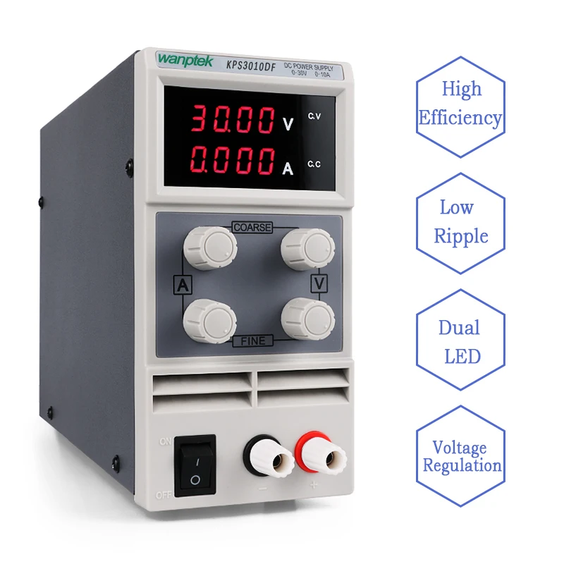 Блок питания лабораторный источник 0 01 в/0.001A блок регулируемое зарядное