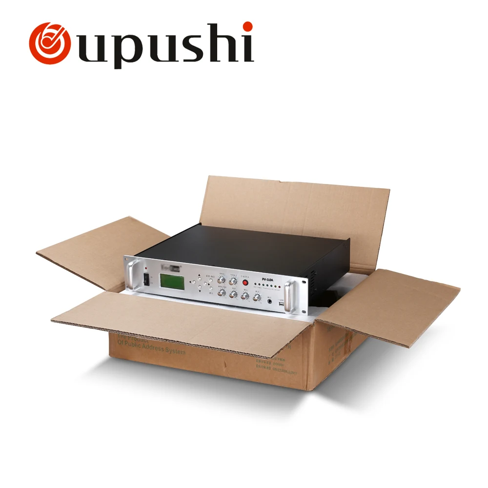 Усилитель OUPUSHI PV 3.0A 4 zone 300W с USB/LED проигрывателем|300w amplifier|design amplifieramplifier a |