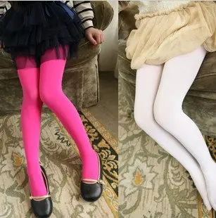 

Hot Sale Colorful Kids Girls Velvet Candy Color Solid Leggings 5-12T