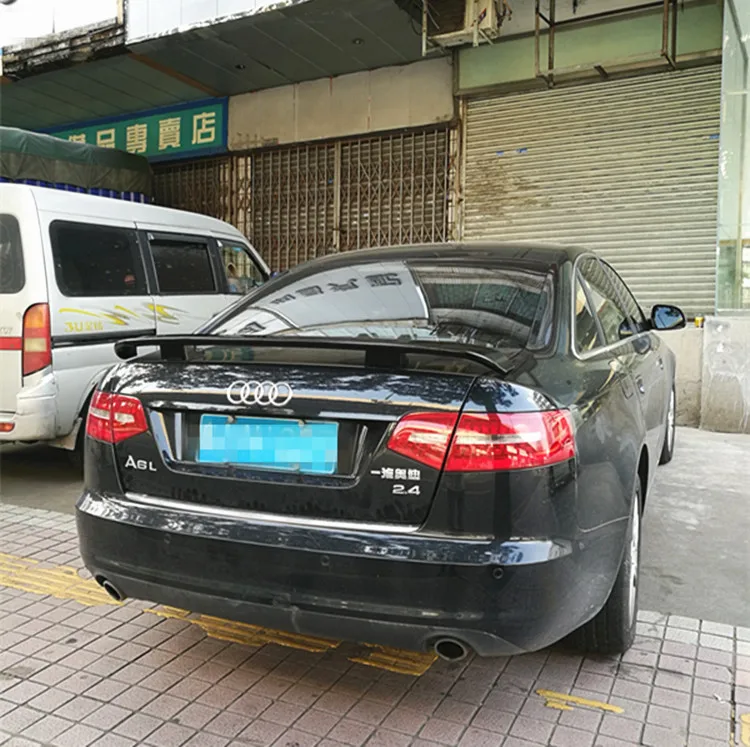Для Audi A6 спойлер 2008-2017 ABS Материал заднего крыла первоклассника Цвет AUDI A6L задний