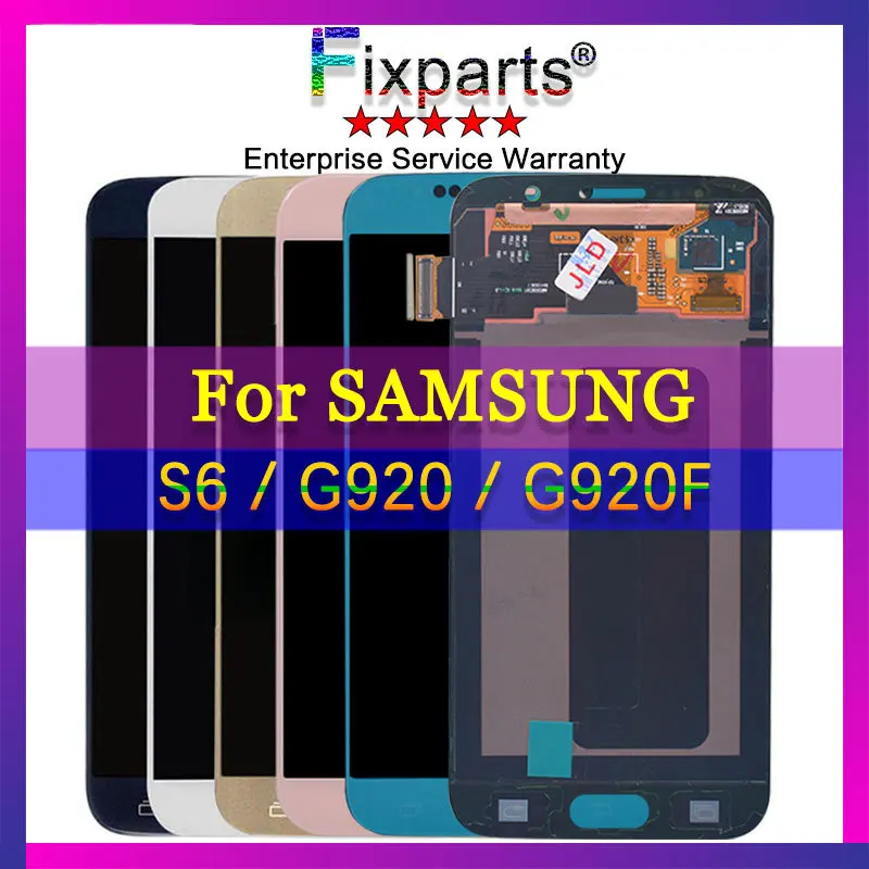 100% оригинальный рабочий S6 ЖК экран для Samsung G920 SM G920F дисплей + инструменты