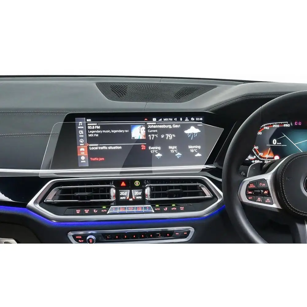 Автомобильная защитная пленка RUIYA для X5 G05/X7 G07 2019 2020 12 3 дюйма сенсорная навигация