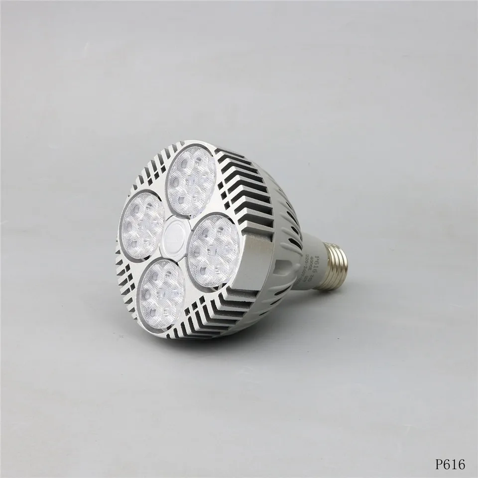 Led PAR30 P51 P612 P615 P23 P602 P616 P53 лампа 35 Вт 40 45 Трек свет Прожектор Лампа E27 COB LED теплый