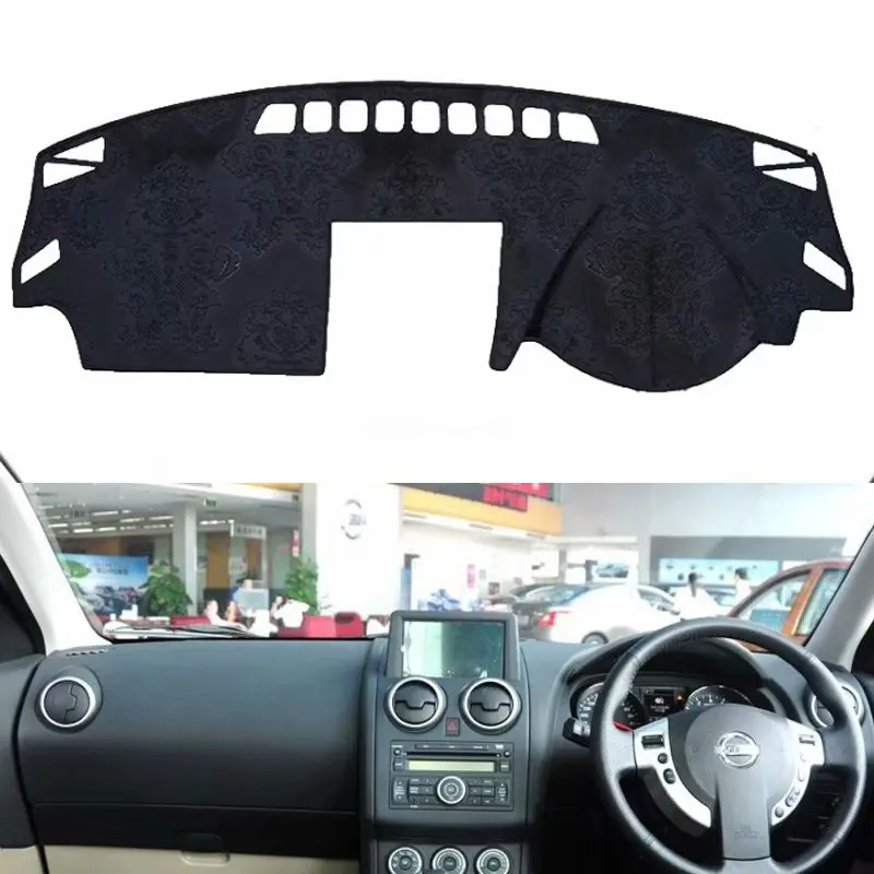 

Фланелевый коврик для приборной панели, накладки для приборной панели, чехол для nissan Qashqai j10 2006 2008 2009 2011 2013 2013 2014