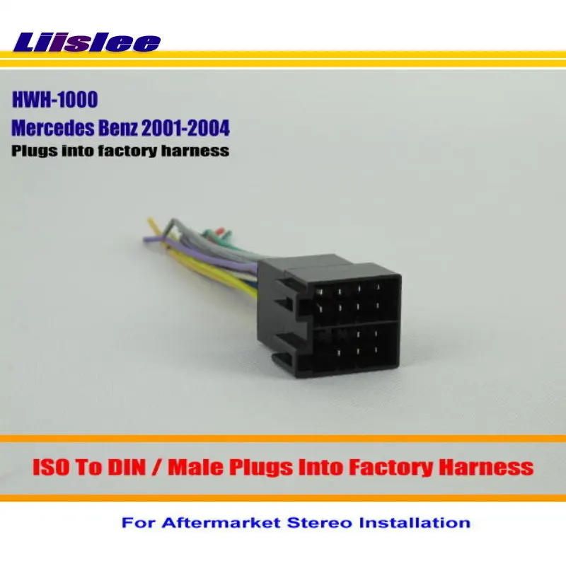 

Liislee Wire For Mercedes Benz C-Class 2005-2011/Car Stereo Adapter Connector/Plugs into Factory Harness