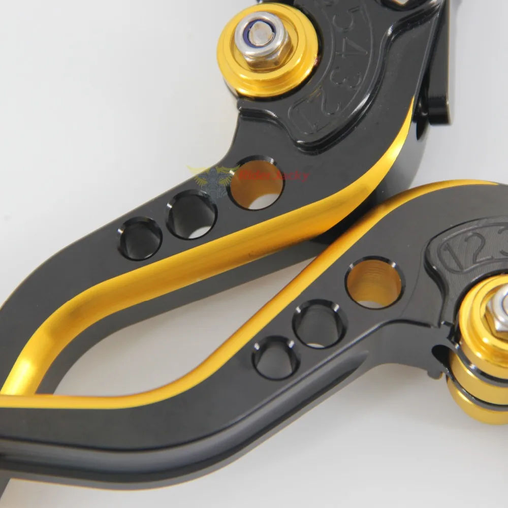 Смешанный цвет 147 мм регулируемый короткий тормозной рычаг сцепления мотоцикла