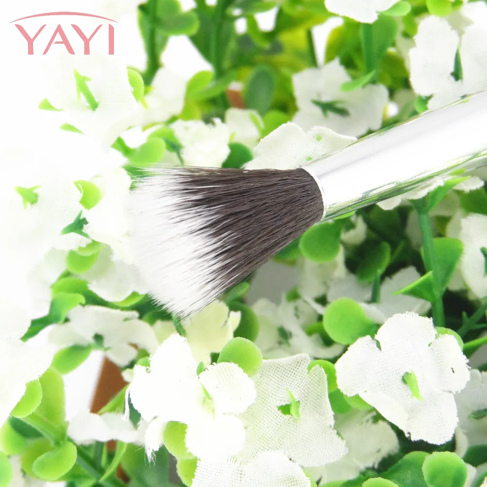 1 шт. портативная длинная мягкая кисть для смешивания теней Блестящая