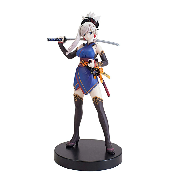 2 Японское Оригинальное Аниме Фигурка FGO fate saber Miyamoto Musashi фигурка Коллекционная модель игрушки для мальчиков - Цвет: 2