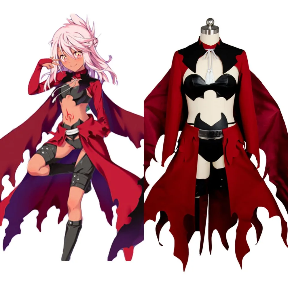 Fate/kaleid liner PRISMA Illya Kuro (черный) Emiya Archer платье косплей костюм для женщин на Хэллоуин