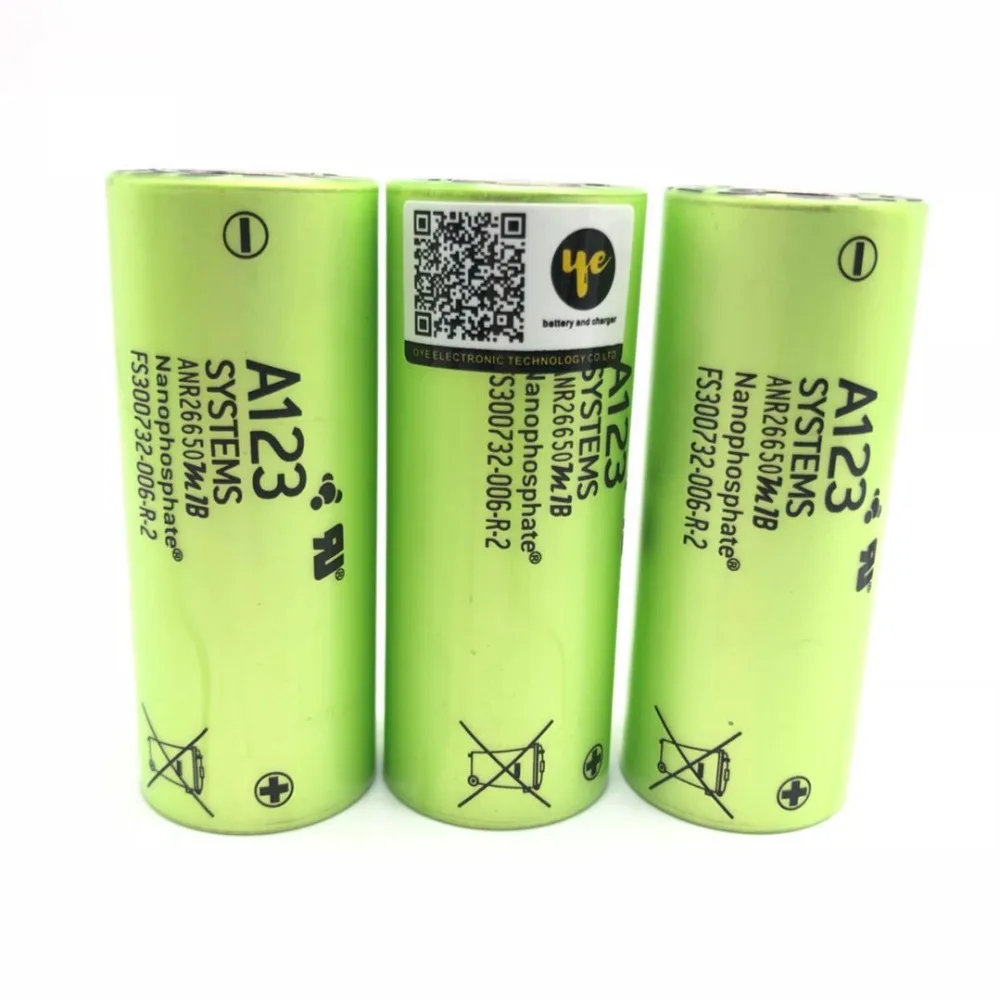 OYE 26650 lifepo4 3 2 v 2500mAh high drain 70A (30C) аккумуляторные батареи e-bike golf car &amp беспроводные