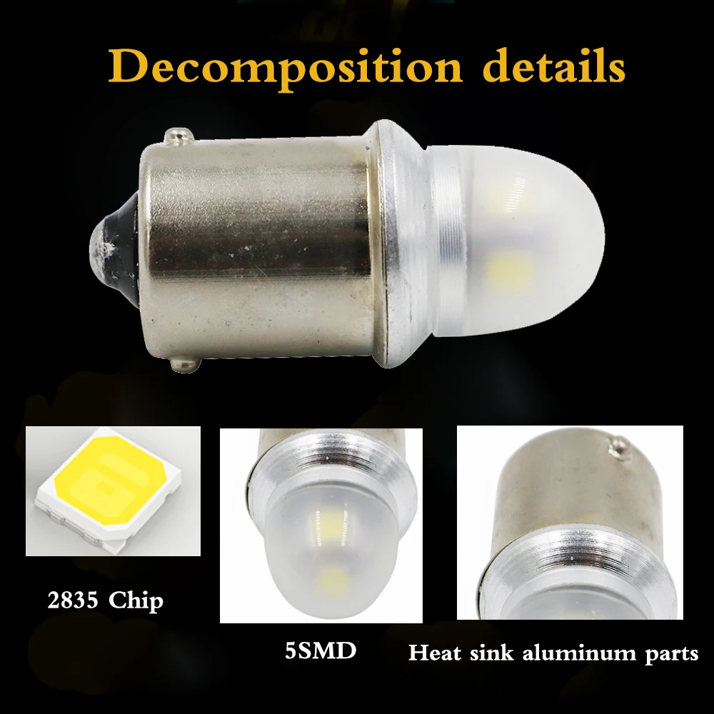 YSY10x p21w led P21/5W 1156 ba15s 1157 bay15d S25 2835 5SMD DRL задний тормоз сигнал поворота автомобильная