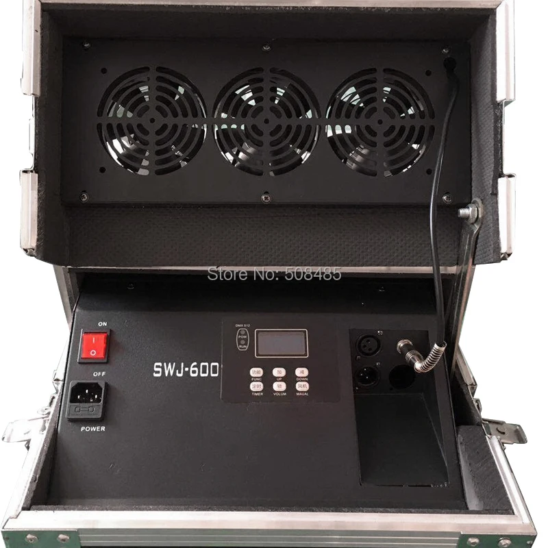 

New 600w Professional haze machine dual hazer machine fog smoke machine dmx512 with flight case stage machie effect