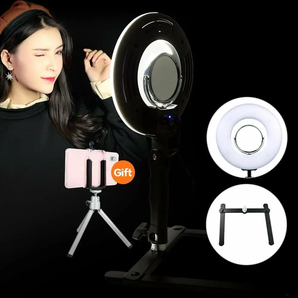Fotoconic 24W 8&quot LED Studio Ring Light Photo Video Lamp Stand Kit For Selfie Makeup Shooting | Электроника