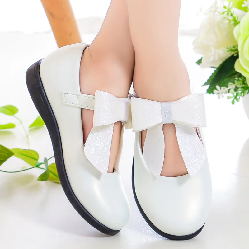 CUZULLAA/Новинка 2019 Детская обувь для девочек Танцевальная принцессы с бантом и