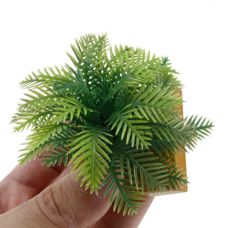 Миниатюрный завод модель 6 см Моделирование подражательной дерева кустарник +