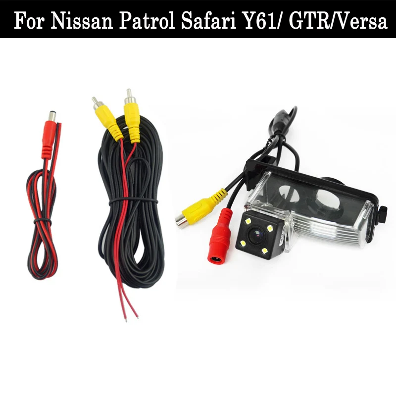 Камера заднего вида для Nissan Patrol saфари Y61/ GTR/Versa CCD/камера ночного видения/камера