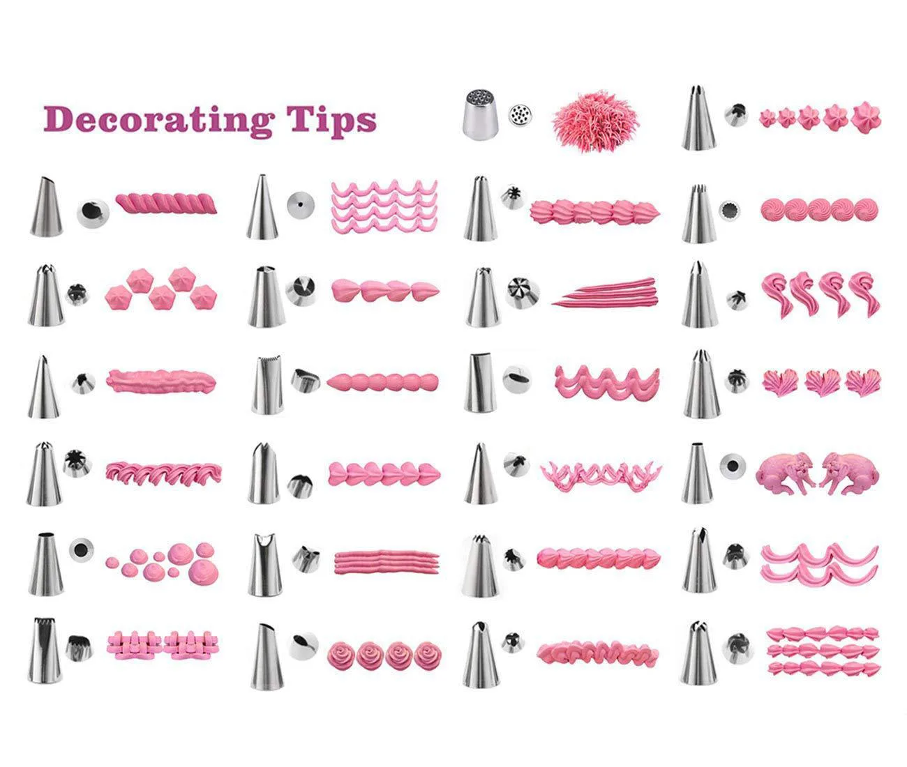 32 шт./компл. нержавеющая сталь русские насадки глазурь Кондитерские наконечники