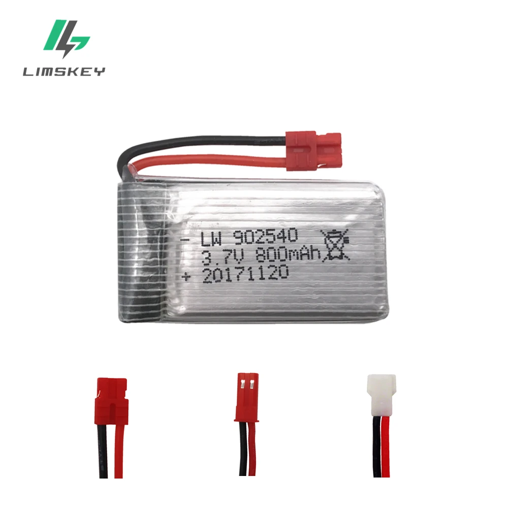 Аккумулятор 3,7 в 800 мАч 902540 Lipo для Syma X5 X5HC X5HW X5C X5SW MJX x400 X300C X800, запасная часть для радиоуправляемого квадрокоптера, дрона, Аккумулятор 3,7 в