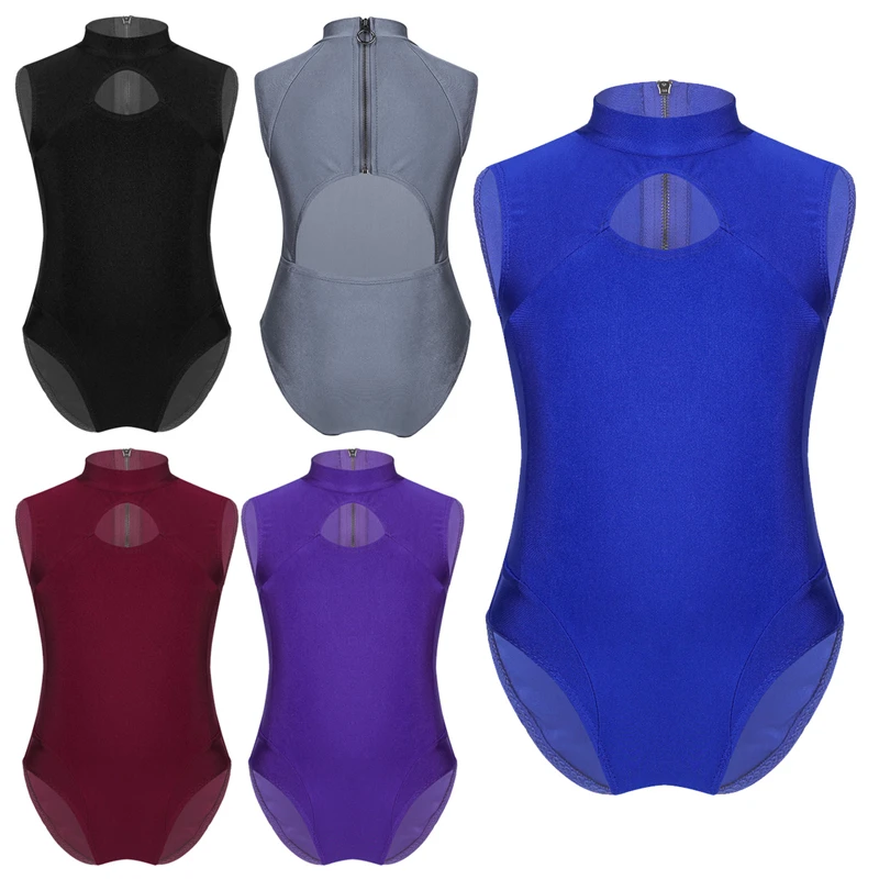 IIXPIN Детское трико для девочек балетные танцевальные балерины без рукавов макет