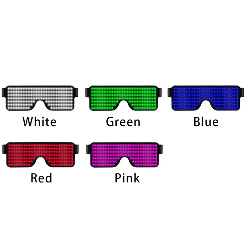 Light-Up LED Glasses Display Concerts Shows Flashing Nightclub Eyewear Party Bright Accessories Durable Useful | Дом и сад