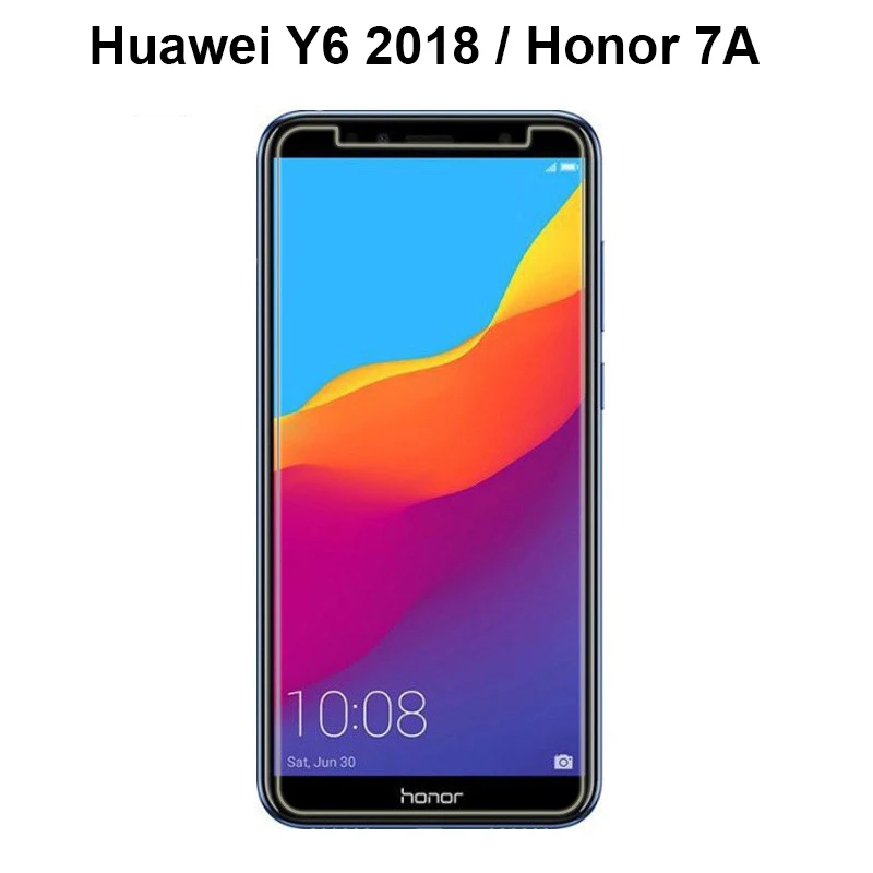 Закаленное стекло HereCase No Full Screen для Huawei Y6 2018 защитная пленка экрана Honor 7A /