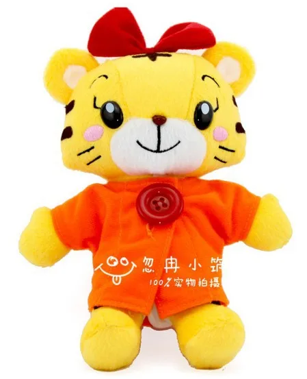 Candice guo! Милые плюшевые игрушки куклы orange xiaohua Тигр Qiaohu друг туалетный обучения