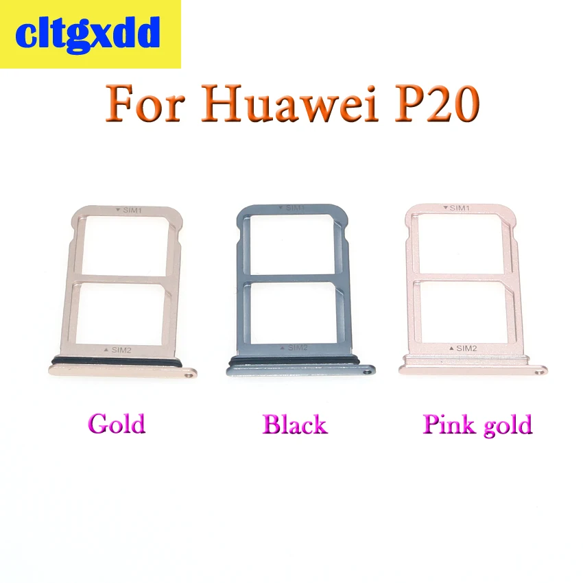 Cltgxdd 1 шт. для Huawei P20 Pro Lite/NOVA 3E держатель лотка сим-карты слот адаптер разъем две SIM