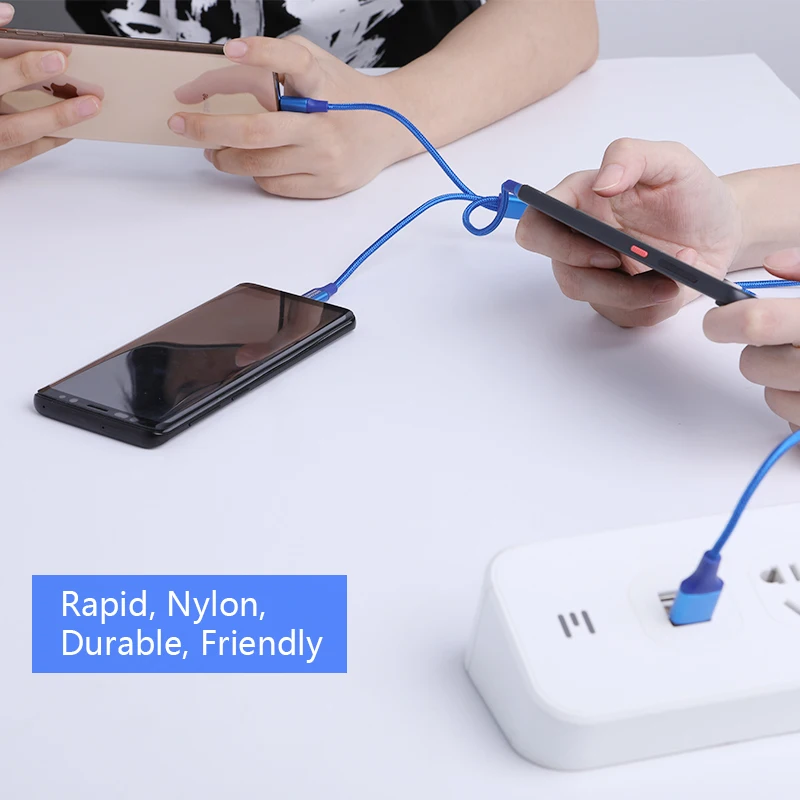 Nillkin usb кабель 3 в 1 micro USB зарядное устройство для iPhone type-C зарядный кабель для iPhone XS Max/X/8 Micro USB телефон Pocophone F1