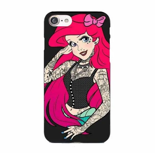 Смайлик теперь плакать позже клоун тату девушки для iPhone 5 5S SE 6 6S Plus 7 7Plus мультфильм