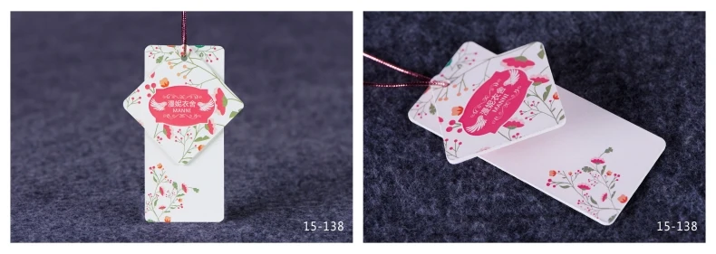 Пользовательская подвесная бирка/печать на одежде бумажная бирка/фотоэтикетка