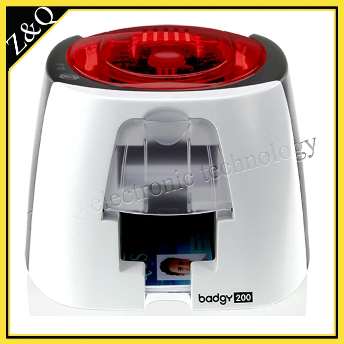 Карточный принтер Evolis Badgy200 с цветной лентой CBGR0100C|color printer|ribbon printerprinter color |