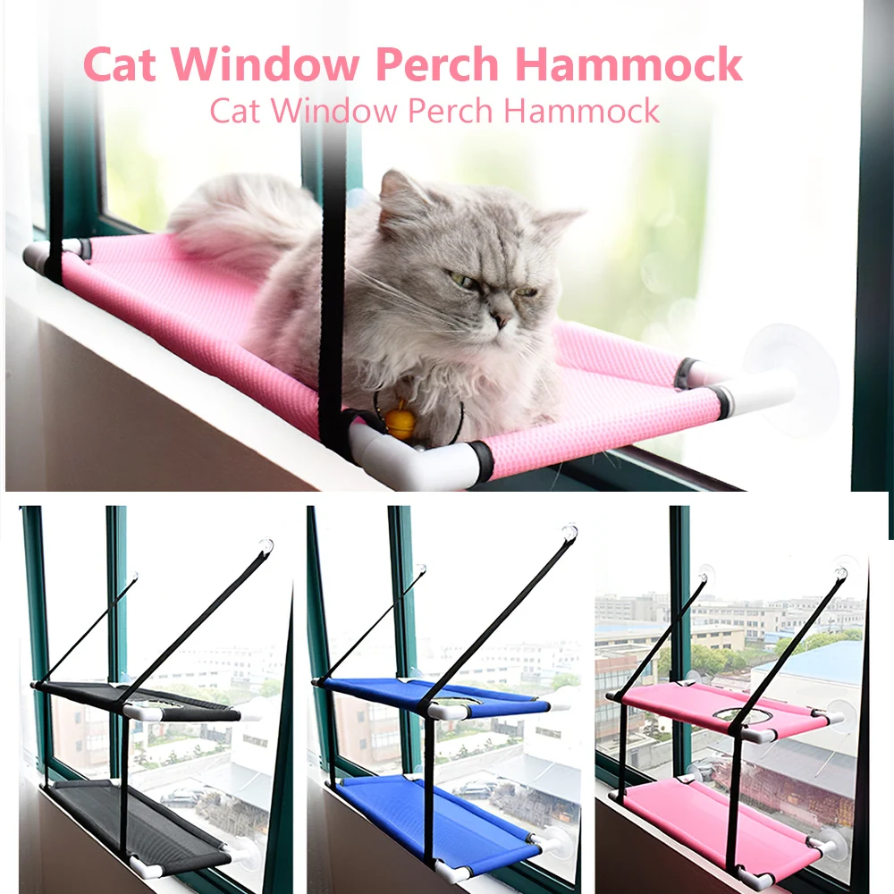 Pet Cat сетка на окно кровать двухслойная кошка басовый окно ароматизатор с креплением окунь гамак домашний присоска подвесная кровать коврик для гостиной