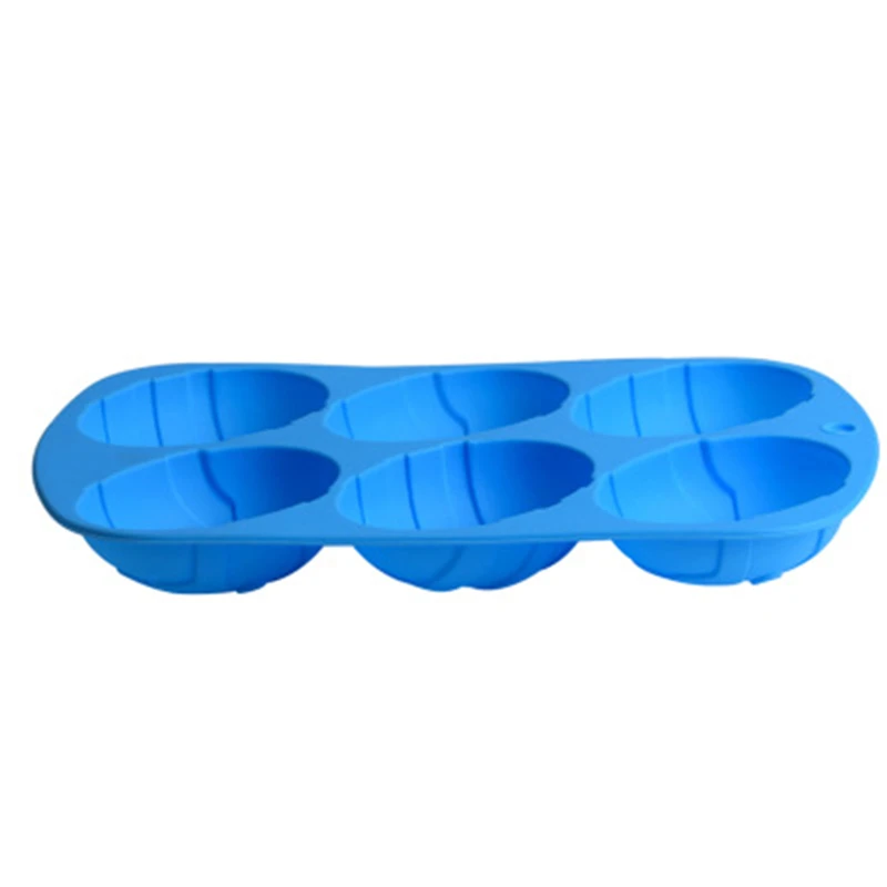 6 большая форма яйца Силиконовое Мыло Форма рукоделие для пирога силиконовый