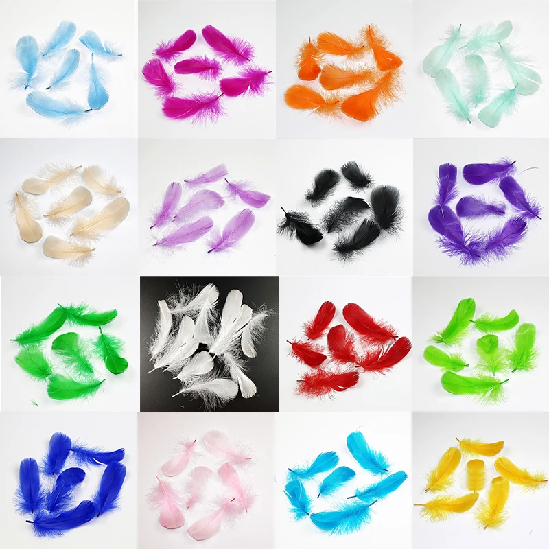 Natural feather simulation stage props headdress decoration holiday supplies DIY Bouquet Floral Arrangement 100pcs/lot | Дом и сад