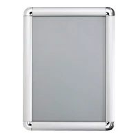 15.8x23.6" Single Side Silver Aluminum Snap Picture Frame With Round Corner Led Lightbox for Poster,Menu,Graphics