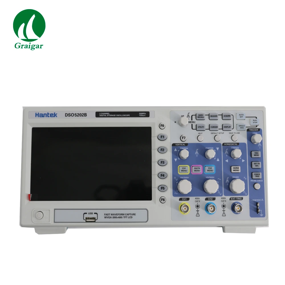 Hantek DSO5202B Desktop Oscilloscope Including FFTs Standard VGA Optional 200MHz Large 7ɼolor display | Инструменты