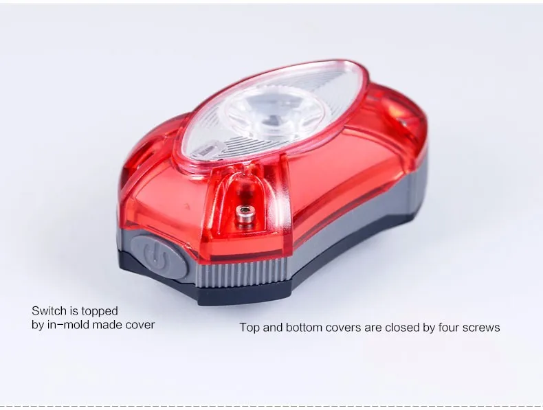 Горячий USB Перезаряжаемый задний велосипедный фонарь лампа Raypal