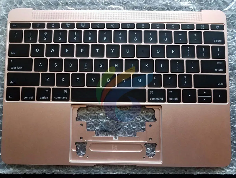 США Topcase Для Macbook 1" A1534 Топ чехол с клавиатурой и подсветкой клавиатуры розовый