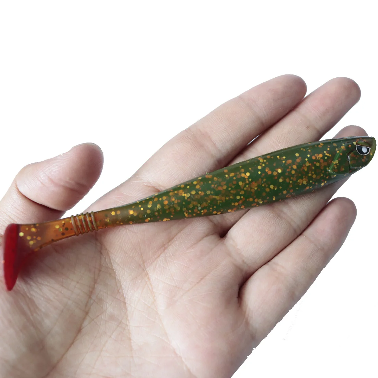 Мягкая рыболовная приманка 1 шт. хвост личинка легкая подтяжка искусственный