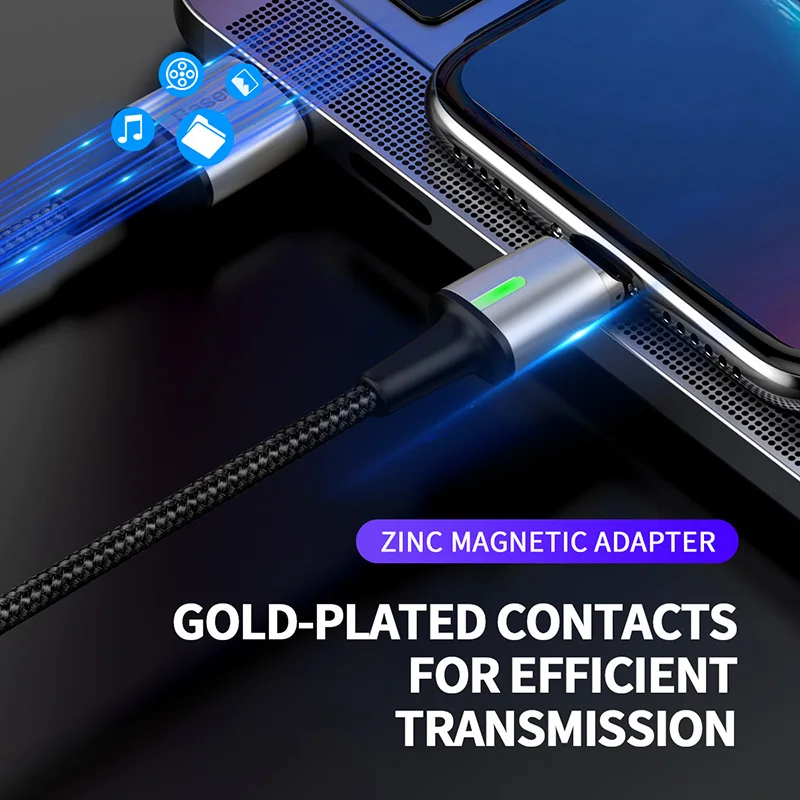Baseus магнитное зарядное устройство USB-кабель адаптер для Samsung Быстрая зарядка Micro